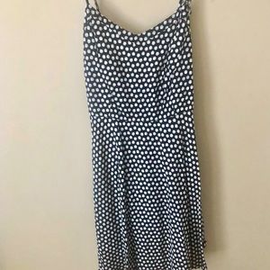 Old Navy size M blue Polk dot dress